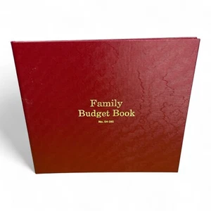 Family Budget Book National No. 54-395 Cloth Bound Hardcover - Picture 1 of 8