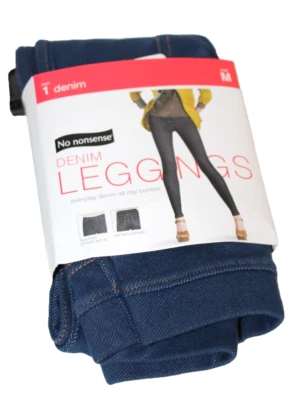 No Nonsense Mujer Un Par QLQ Mediano Denim con Bolsillo Trasero Leggings - Mediano Foto 1 de 4