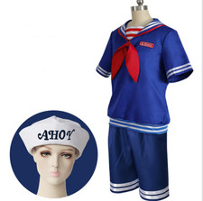 Stranger Things Steve Harrington Scoops Ahoy Cosplay Costume Uniform New 2019
