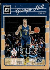 2016 Donruss Optic Orange /199 #51 George Hill (E)  Utah Jazz