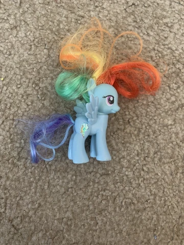 My Little Pony G4 Brushable 3" Friendship is Magic Rainbow Dash TRU Favorite Cover