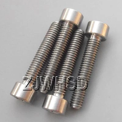4 piezas 10 - 32 x 1" largo Ti titanio tornillo perno Allen hexagonal enchufe tapa cabeza EE. UU. Foto 1 de 2