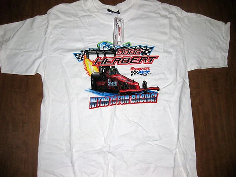 DOUG HERBERT large T-shirt Snap on Racing NITRO Cover