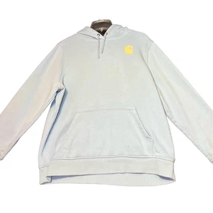 Carhartt Felpa con Cappuccio Blu Chiaro Uomo XL Pullover Casual Resistente Durevole Abbigliamento da Lavoro - Foto 1 di 20
