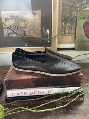 Mocasines VINCE de cuero negro, para mujer talla 9,5 Foto 1 de 3