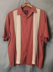 PENDLETON Bamboo Blend Hawaiian Short Sleeve Button Shirt Men's XL - Picture 1 of 3