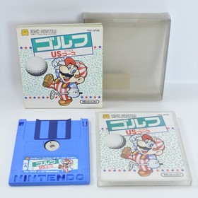 Famicom Disk MARIO GOLF US COURSE Nintendo 9052 dk