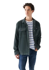 MAVI Camisa Hombre Camisa LONG SLEEVE SHIRT Regular, Verde Combu, L - Imagen 1 de 5