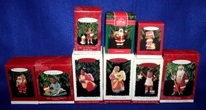 Hallmark African American Santa Ornaments - Santa, Angel, Tamika, God's Children - Picture 1 of 20