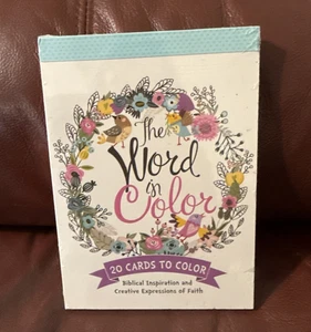 The Word In Color - 20 Inspirational and Exquisitely Designed Cards To Color New - Bild 1 von 4
