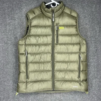 Rei Co-op vest Mens L Green Down puffer 2016 National Parks Service Centennial - Image 1 of 4