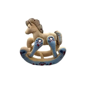 Vintage Handmade The Daisy Kingdom Quilted Rocking Horse Plush - Picture 1 of 4