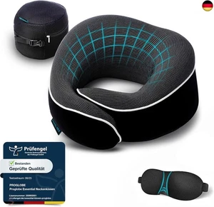 Proglobe Nackenkissen Flugzeug, Reisekissen 100% Memory Foam, Orthopädisches  - Bild 1 von 8