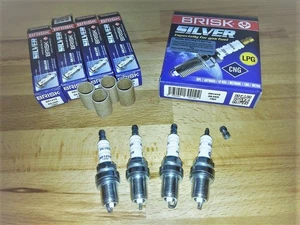 6x BRISK DR14YS-9 Upgrade Spark Plugs fit: Toyota Supra 3.0 Biturbo - 1993-1996 - Picture 1 of 5