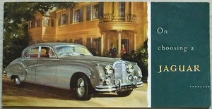 JAGUAR CAR RANGE Sales Brochure c1960 Mk VIII Mk IX 2.4/3.4 XK150 - Picture 1 of 5