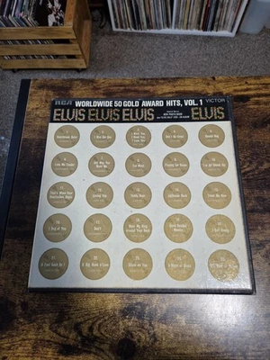 Elvis Presley - Worldwide 50 Gold Award Hits Vol 1 - 4LP Box Set - Mono - UK - Image 1 of 4