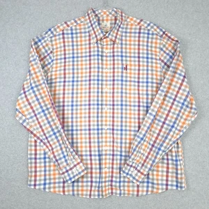 Johnnie O Hemd Herren XL kariert Button Down Langarm Performance Freizeit Twill - Bild 1 von 9
