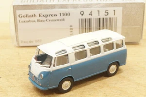Ho 1:87 Busch 94151 GOLIATH Express 1100 Luxusbus " Bleu/Crème-blanc " Neuf Ovp - Bild 1 von 6