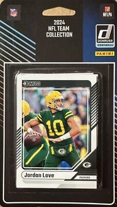 Green Bay Packers 2024 Donruss Factory Team Set Jordan Love 4 Rated Rookie Cards - Picture 1 of 6