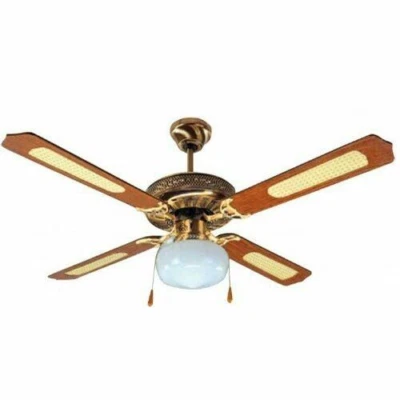 DCG VENTILATORE A SOFFITTO 4 PALE LEGNO VECRD42L