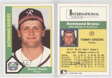 1990 CMC AAA/ProCards A & AA Packs Tommy Greene #296 Rookie RC