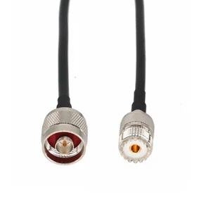 N Male to SO239 UHF Female RG58 Cable 1~16FT Repeater Ham Radio Diplexer Antenna - Picture 1 of 2