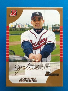 2005 Bowman Gold Johnny Estrada #9