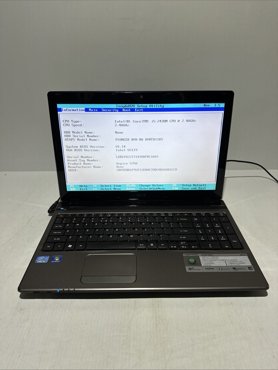Acer Intel Core i5 2nd Gen. PC Laptops & Netbooks for sale - eBay