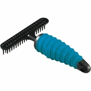 Rastrello Sottopelo Ergonomico Doppio Dente Fila Pet Strumento Toelettatura Cani Professionale - Foto 1 di 6