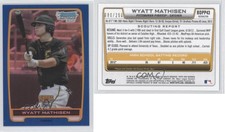 2012 Bowman Draft Chrome Picks Blue Refractors /250 Wyatt Mathisen #BDPP43