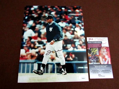 JOE TORRE 4 X WSC NY YANKEES SIGNED AUTO AGFA PROFESSIONAL 8X10 COLOR PHOTO JSA - Image 1 of 4
