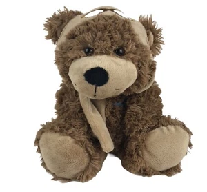 Piloto de avión aviador oso de peluche marrón suave peluche animal de peluche abrazo zoológico - Imagen 1 de 11