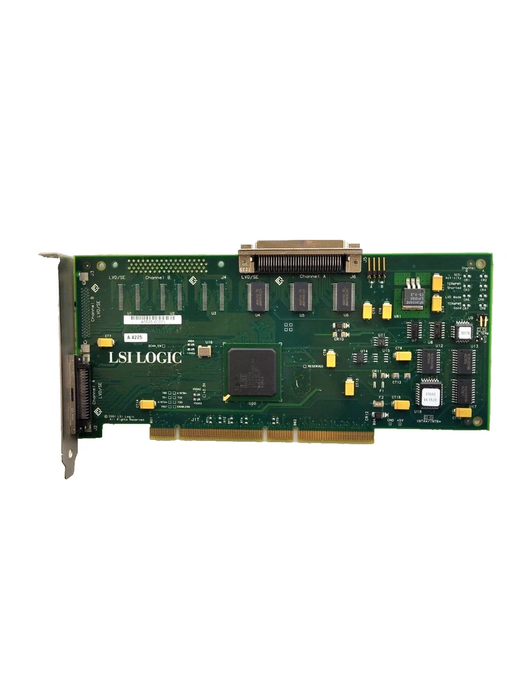 LSI Logic LSI8955-66 HP PCI-X SCSI Controller Card - Image 1 of 4