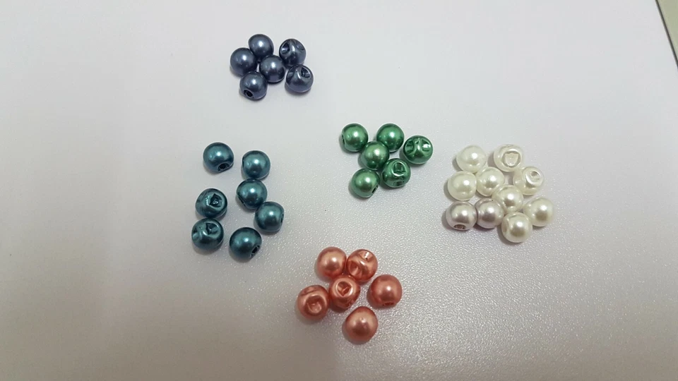 0033 Buttons For Sewing/Craft 34pcs  new multi-color plastic  8mm - Image 1 of 1