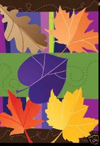 Jazzy Leaves Garden Size (12" x 18" Approx) Flag PR 51871 - Picture 1 of 1