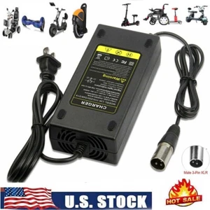 42V 2A Power Adapter Li-ion Battery Charger For 36V Ebike Electric Bike Scooter - Picture 1 of 12