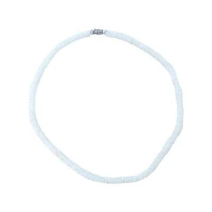 Hawaiian Jewelry Handmade Puka Shell HEISHI Smooth White Surfer Choker Necklace - Picture 1 of 2