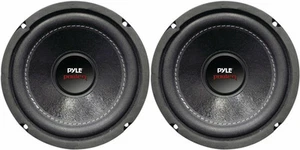 6.5" DVC Subwoofer Bass Replacement Speakers Shallow Sub 6-1/2" z3 PAIR 2 NEW - Picture 1 of 3