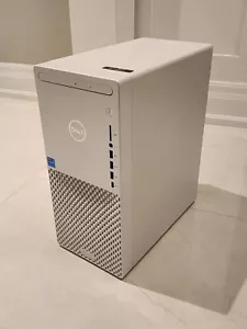 Dell XPS 8940 White Bare Bone Chassis Case w/Side Cover, blue LED Fan + Cables - Picture 1 of 6