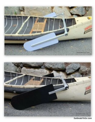 SAILBOATS TO GO Leeboard Unit for Your Canoe - Go Straighter, Steer Better!