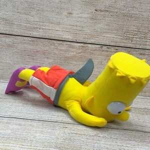 The Simpsons Bart Simpson Genuine Plush Doll Shark Costume Collectible Toy - Picture 1 of 8