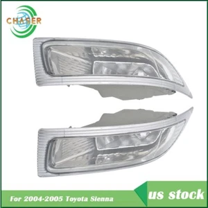 One Pair Left+ Right Front Fog Driving Lamp Light For Toyota Sienna 2004 2005 - Picture 1 of 12