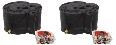 2 Pack Bicycle Tubes Duro 26 x 3.5 / 4.0 33mm AV Schrader Valve - Image 1 of 2