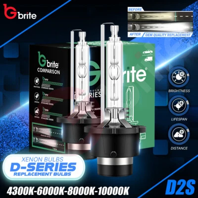 2 x D2S Genuine XENON BULBS HID compatible 85122 66040 66240 53500 pair replace - Image 1 of 4