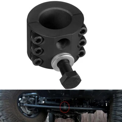 Abrazadera estabilizadora de dirección para Jeep Wrangler JK TJ XJ con varilla de amarre de tubo OD de 1-3/8" Foto 1 de 4