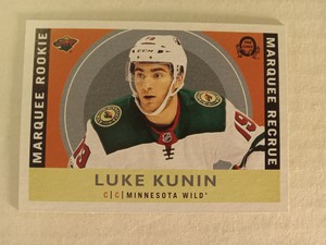 2017-18 O-pee-chee Luke Kunin Retro Marquee Rookie #624 Minnesota Wild