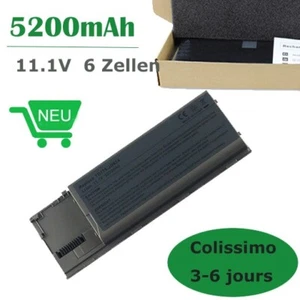LI-ION BATTERIE POUR Dell Latitude D620 D630 D830N JD634 GD775 NT379 PP18L - Zdjęcie 1 z 4