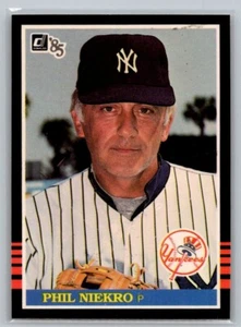 Donruss Phil Niekro 1985 #458 - Imagen 1 de 2