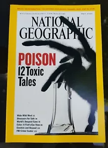 NATIONAL GEOGRAPHIC May 2005 POISON 12 Dinosaurs FBI CRIME CENTER Einstein - Picture 1 of 1