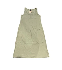 Women's Ribbed Tank Midi Dress - Universal Thread Green XXL - Picture 1 of 2